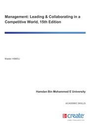 Management: Leading & Collaborating in a Competitive World